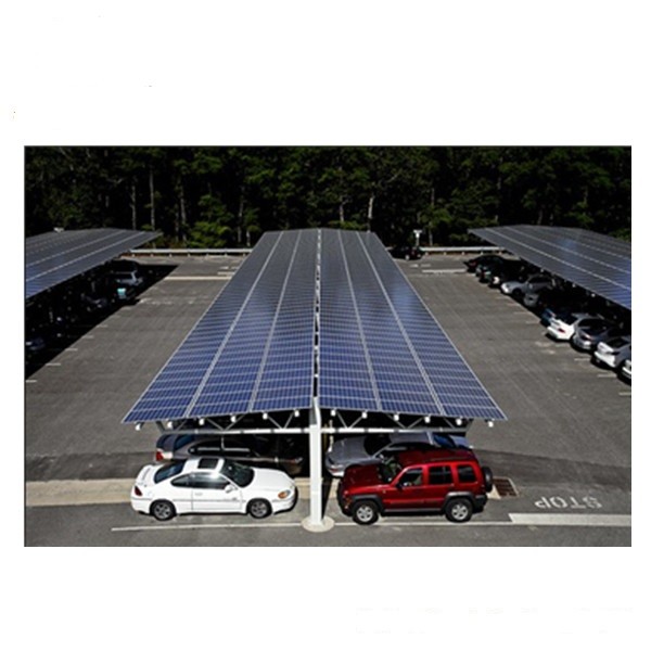 Quality 10KW 30KW Carport Solar Systems 1.4KN/M2 Max. Snow Load Hot Galvanized Steel for sale
