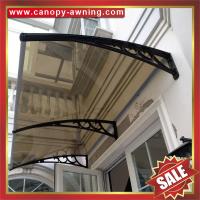 China hot selling diy door window porch pc polycarbonate canopy awning shelter canopies with aluminum bracket support arms factory