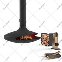 Quality Decorative Wood Burning Fire Pits Heater Suspended Wood Stove for sale