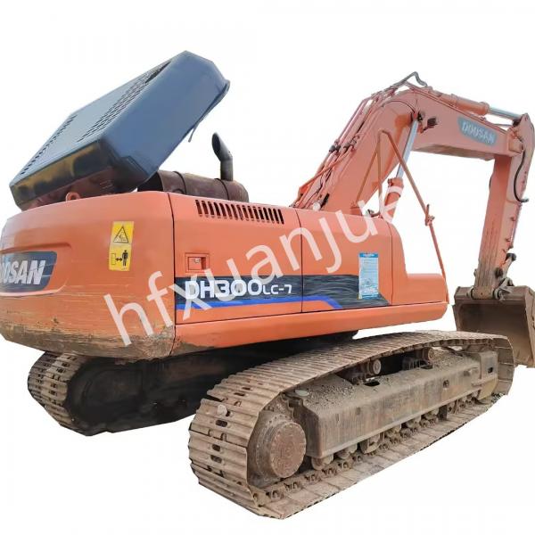 Quality 30 Ton Used Doosan Excavator Backhoe 300 10.1rpm Rotation Speed for sale