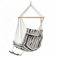 China Indoor Swing Seat Outdoor Camping Hammock Hanging Rope Hammock Chair 120kgs factory