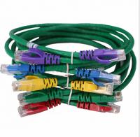 China Patch Cord Cat-5e 8 Colors Category 5e RJ45 Cable de Patches UTP 26AWG Stranded Copper Patch Cables Category 5e factory