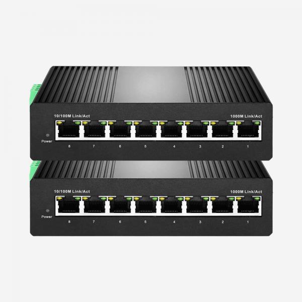 Quality 4K VLAN Industrial Smart Switch Manageable 8 Gigabit Ethernet Ports for sale