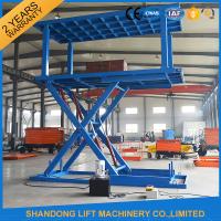 China Portable Scissor Lift Car Hoist Double Deck Car Parking System with Overload Protection factory