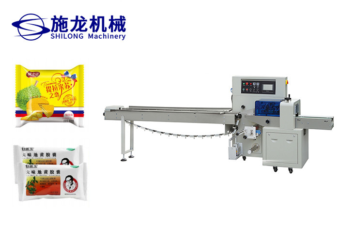 China Instant Noodles Vegetables Horizontal Packaging Machine For Biscuit Bread factory