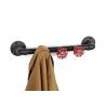 China 3 Hook Industrial Pipe Coat Rack Malleable Iron Material 3/8”- 4”Size factory