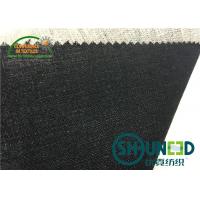 China Black Hair Interlining Fabric Interfacing Heavy Weight For Men's Suit for sale