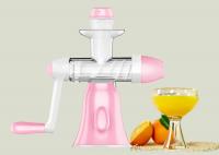 China Portable Manual Slow Press Juicer , Masticating Juice Extractor Second Generation factory