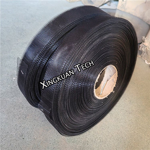 Quality Black / White Epoxy Coated Supporting Steel Wire Mesh For Filter Elements for sale