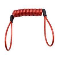 China Fall Protection 1.5mm Core Coiled Lanyard Cord For Helmet Safe factory