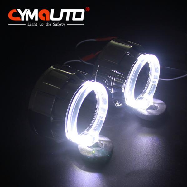Quality Mini Xenon HID Projector Shrouds Angel Eyes LED Light Guide Shrouds for sale