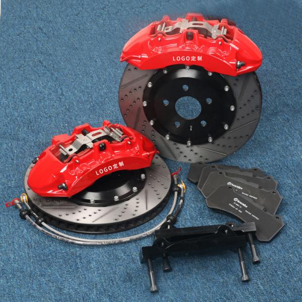 Quality V6 6 Pot Brake Calipers BBK Brake System Upgrade Pads Disc For 18 Inch Rim for sale