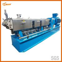 Quality Blue Granulating Compounding Twin Screw Extruder Machine ISO9001 Certification for sale
