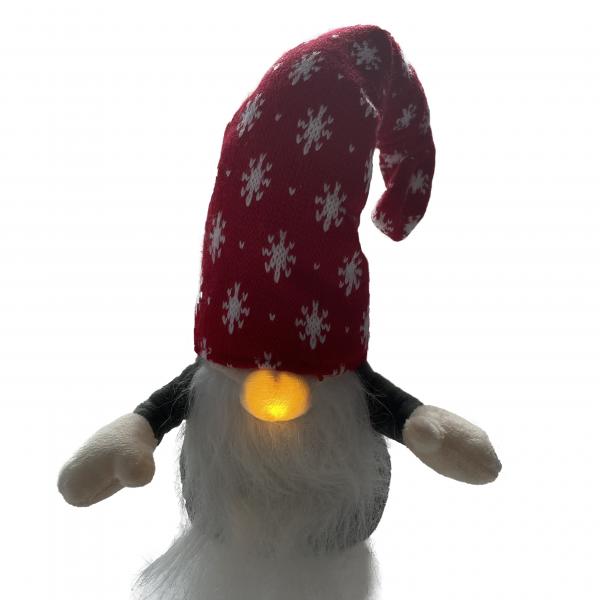 Quality 52cm 20.47 Inch Christmas LED Plush Toy Gnome Stuffed Animal Toy 3A Batteries for sale