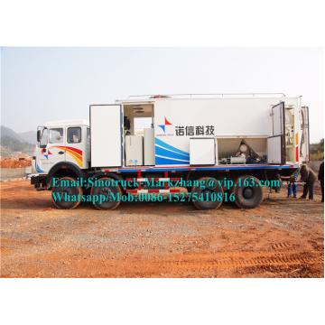 Quality Multifunctional Mining Dump Truck 8X4 / Emulsion Explosive Vehicle for sale