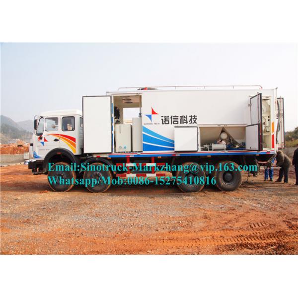 Quality Multifunctional Mining Dump Truck 8X4 / Emulsion Explosive Vehicle for sale