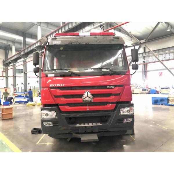 Quality HOWO Foam Unit Fire Truck 10 Wheeled 15000L Manual Transmission Type for sale