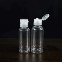 China 2020 HOT 60ml 2 oz clear hand washing pet plastic bottles with flip cap ABHR. factory