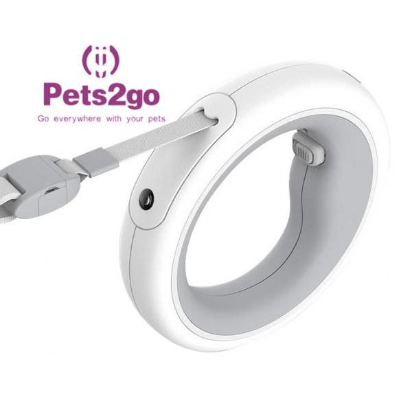 Quality 138X30mm Polyester Webbing Hands Free Retractable Dog Leash for sale