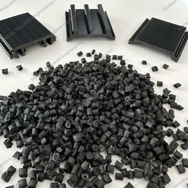 Quality Modified PA66 GF25 Plastic Raw Material Reinforced By Glass Fiber Polyamide Granules for Heat Insulation Strip for sale