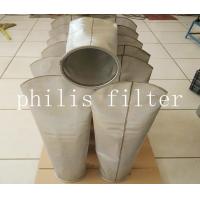 Quality 316L 314 Stainless Steel Filter Bags Vertical Lifting for Water Treatment for sale