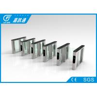 China Acrylic Speed Gate Turnstile Opener Angle Encoder For Office Building Entrance factory