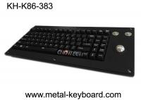 China Panel Mount Backlight Mechanical Keyboard With 25mm trackball Mouse factory