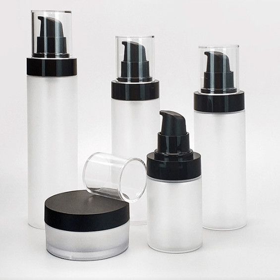 Quality Clear Refillable Plastic Airless Pump Bottles Transparent 4oz 50ml 100ml 120ml for sale