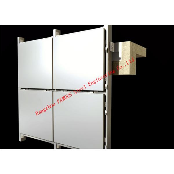 Quality Preforated Penels Aluminium Metal Cladding Virtical Screenings 6mm for sale
