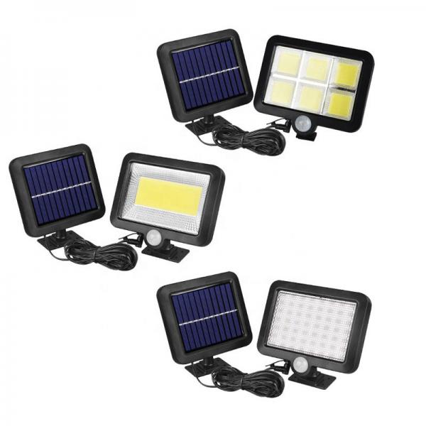 Quality Adjustable Panel Integrated Solar Outdoor Floodlight 25w 40w 60w With Motion Sensor for sale