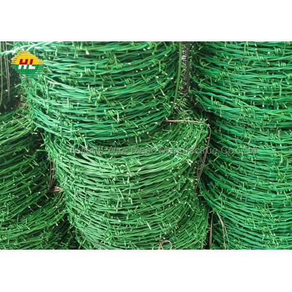 Quality HUILONG 20 Feet Galvanized Barbed Wire 4 Point 18 Gauge For Outdoor for sale