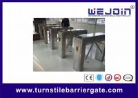 China Stainless Steel Housing Automatic Tripod Turnstile Gate With Traffice Light Indicator factory