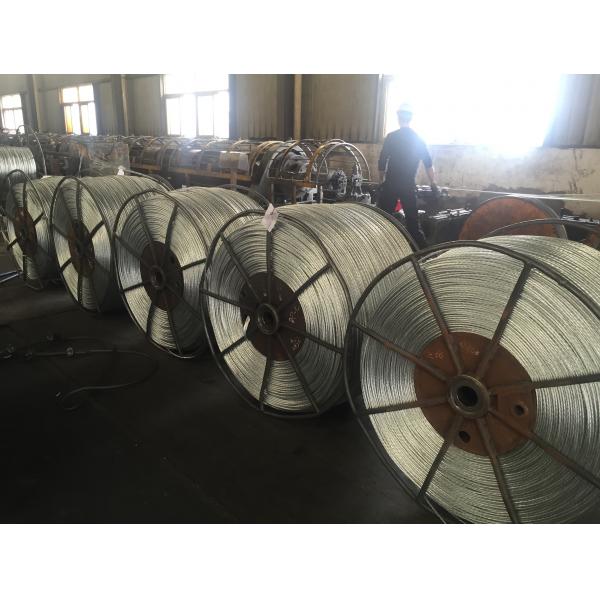 Quality High Tensile ASTM A 475 Galvanized Steel Wire Strand Anti Twisted For Flexible Duct for sale