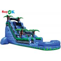 China Large Inflatable Slide Commercial Copper Brown PVC Inflatable Bouncer Slide For Children Summer Outdoor factory