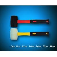 China Rubber mallets with fiberglass handle, rubber mallet with fiberglass TPR handle factory