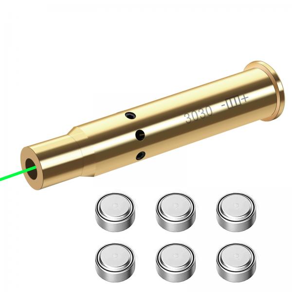 Quality Brass Bore Laser Sight Powerful 3030 Green Laser Boresight With 3 Sets Batteries for sale