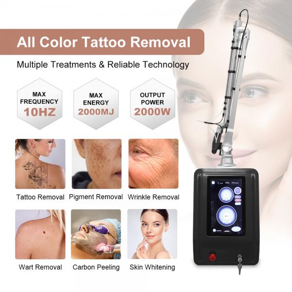 Quality Professional Picosecond Machine , Q Switched Laser Beauty Equipment for sale