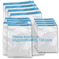 China Clear Stand Up Zip Bags , Vacuum Space Bag Hanger Bedding For Home Storage Pacrite factory