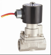 Quality SS304 Piston High Pressure Solenoid Valve 50mm For Steam / Gas / Corrosive Fluids for sale