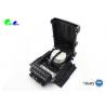 China Outdoor 16 Ports SC LC Adapter Fiber Termination Box With Color Black Material ABS Plastic factory