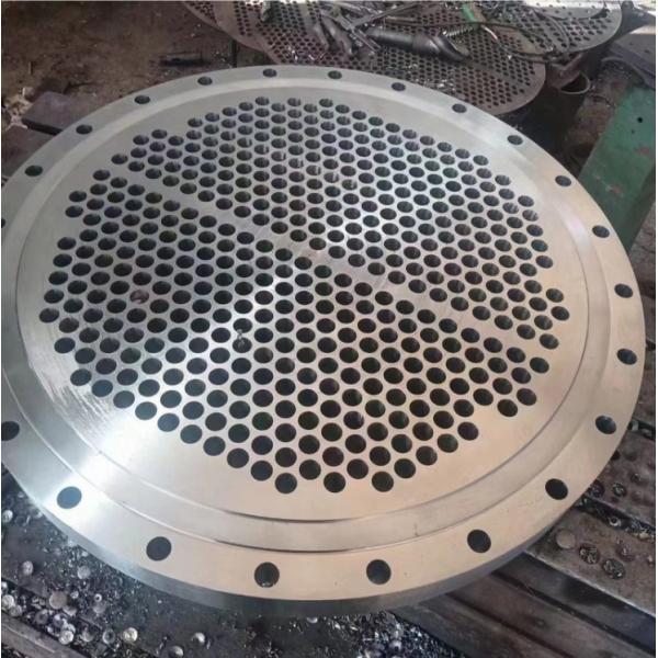 Quality Explosion Bonded Heat Exchanger Tube Sheet Nickel Hastelloy C276 Tube Sheet SA 516 for sale