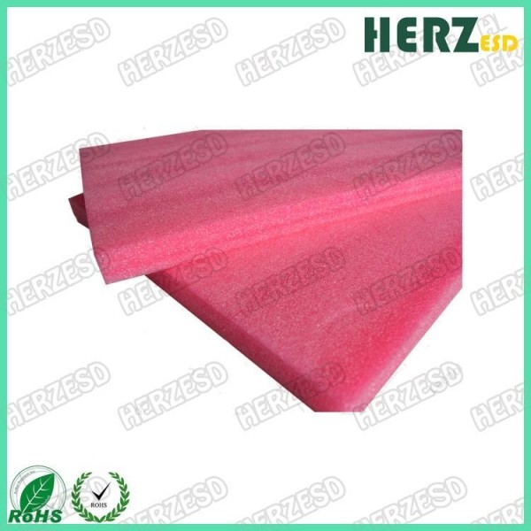 Quality EPE Material Pink Anti Static Foam , Pink ESD Foam Density 20kg/M3 For Thermal Insulating for sale
