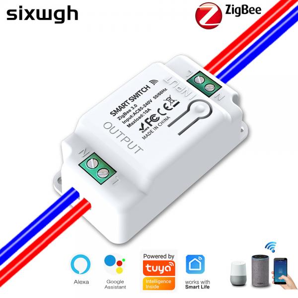 Quality SIXWGH Tuya Zigbee Smart Switch Module Smart Home Automation Light Switch for sale