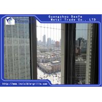 Quality Highly Secured External Facade Window Invisible Grille Finest Workmanship for sale