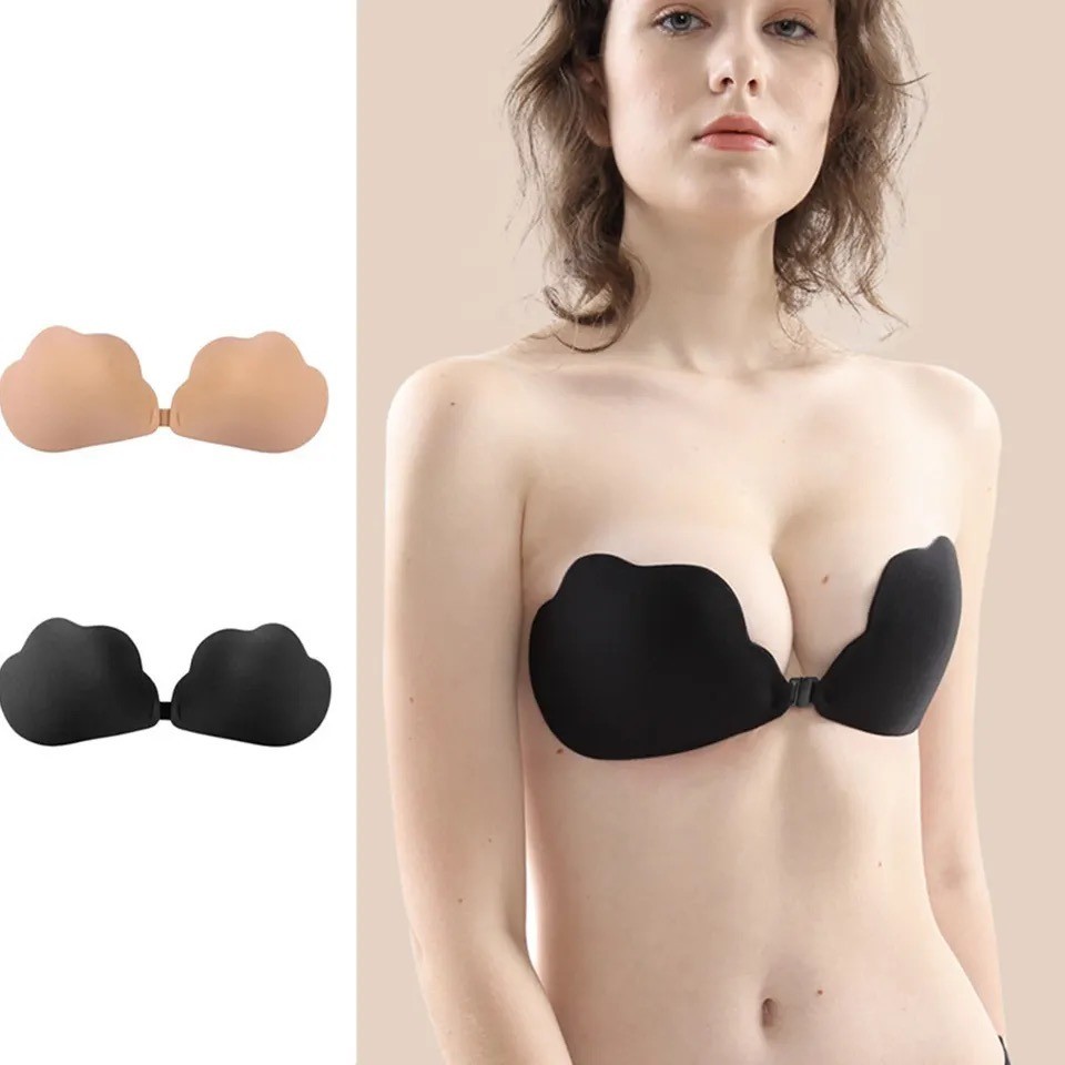 China                  Invisible Push up Bra Strapless Backless Corset Top Woman Sexy Nighty Invisible Silicone Fabric Sticky Bra              factory