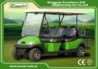 China 6 Passenger Electric Golf Carts , 48V Trojan Battery Golf Buggy Car factory