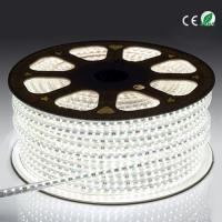 Quality 3528 60 Led High Voltage LED Strip Light , Indoor Bright White LED Rope Light for sale