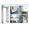 China 6 Zone LED count White Multi Zone Metal Detector For Security Inspection factory