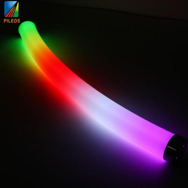 Quality SPI RGB Magic LED Neon Strip , 360 Degree LED Neon Flex 25mm 40mm Diameter for sale