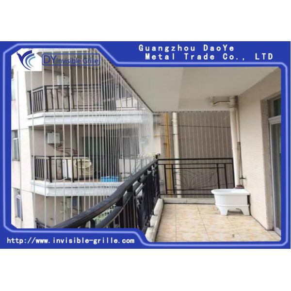 Quality Provide Stronger Foundation Frame Wire Aluminium for the Balcony Invisible Grille for sale